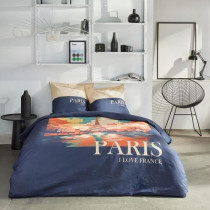 Parure de lit - TODAY - JAVA - 2 personnes - 240x220 cm - Coton - Impr