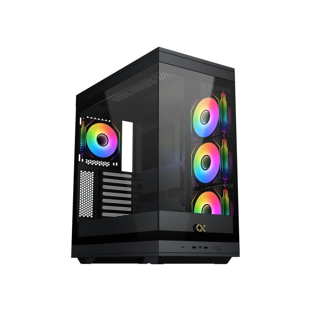 PC Case - XIGMATEK - META - Mid Tower - E-ATX - Tempered Glass - ARGB