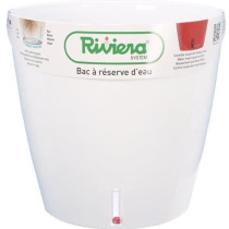 Riviera Round Pot Eva New Plastic - Ø 46 cm - 49 L - White