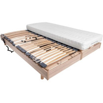 Ensemble relaxation matelas + sommiers électriques 2x90x200 - Mousse