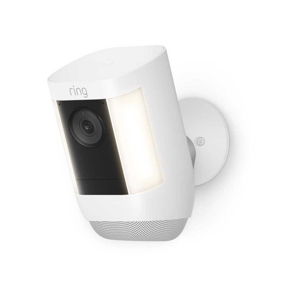 Caméra de Surveillance - RING - Spotlight Pro Batterie - Blanc - UE