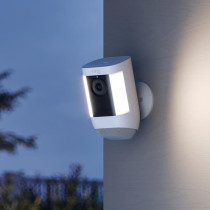 Caméra de Surveillance - RING - Spotlight Pro Batterie - Blanc - UE