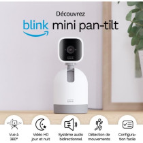 Caméra mini Pan-Tilt - BLINK HOME SECURITY - Blanc