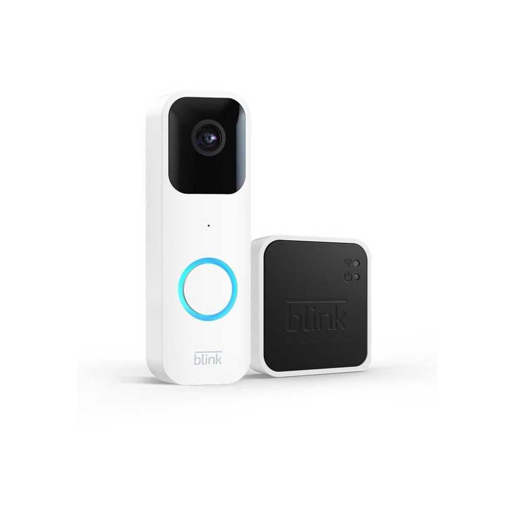 Sonnette vidéo sans fil Blink Video Doorbell + Blink Sync Module 2