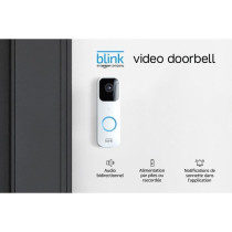 Sonnette vidéo sans fil Blink Video Doorbell + Blink Sync Module 2