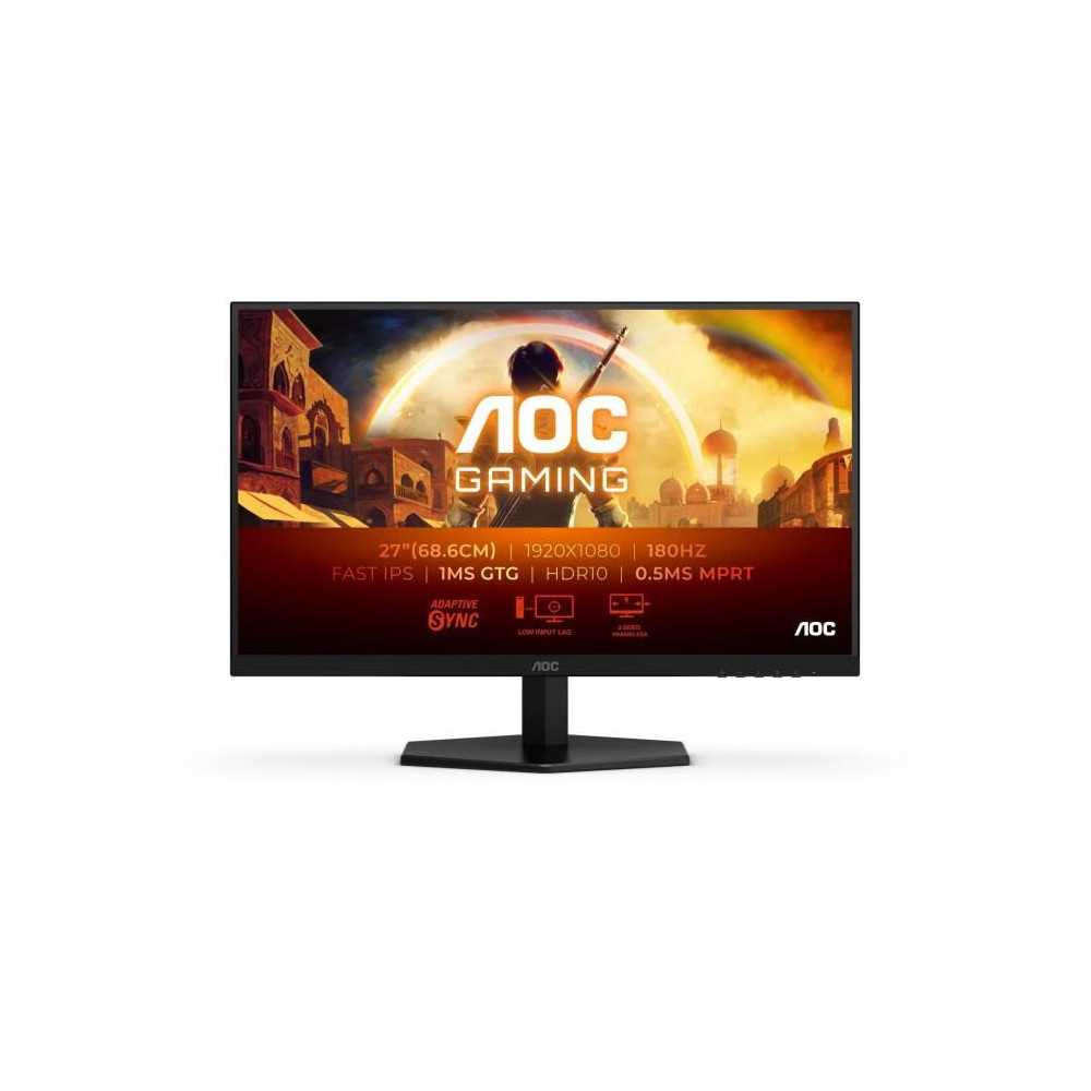 Ecran PC Gamer AOC - 27G42E - 27'' FHD - Dalle IPS - 180Hz - 0,5MS MPR