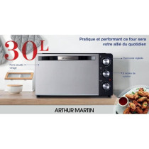 Four posable - ARTHUR MARTIN - AMF30L - 30 L - 1 500 W - Minuteur 60 m