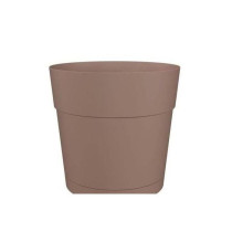 Flower pot and round capri round - plastic - water tank - 35 cm diamet