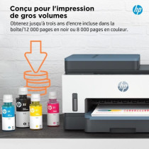 Imprimante tout-en-un HP Smart Tank 7306 couleur a réservoir d'encre