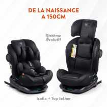 Siege auto - BABYAUTO - GYRO BLACK LINE EMBOSSED - De la naissance a 1