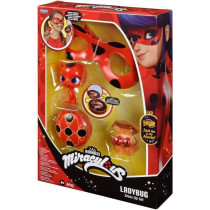 Déguisement Ladybug - Masque Yoyo Miroir Boucles d'oreilles Kwami Tik