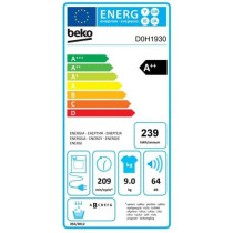 Seche-linge pompe a chaleur BEKO b300 Eco sense D0H1930 - 9 kg - L60cm