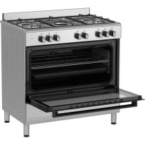 Cuisiniere a gaz - BERTAZZONI - SEL925MX - 5 foyers - 3,6 Kwh - 90 cm