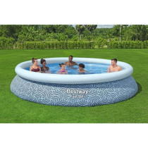 Kit piscine gonflable BESTWAY - Fast Set - 396 x 84 cm - Ronde (Filtre