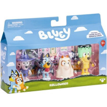 Coffret figurines - BLUEY - Déguisements - 4 figurines articulées -