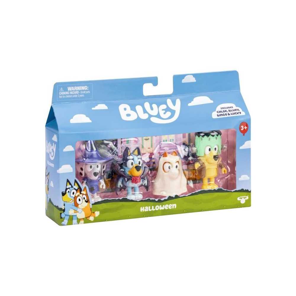 Coffret figurines - BLUEY - Déguisements - 4 figurines articulées -