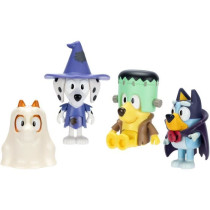 Coffret figurines - BLUEY - Déguisements - 4 figurines articulées -