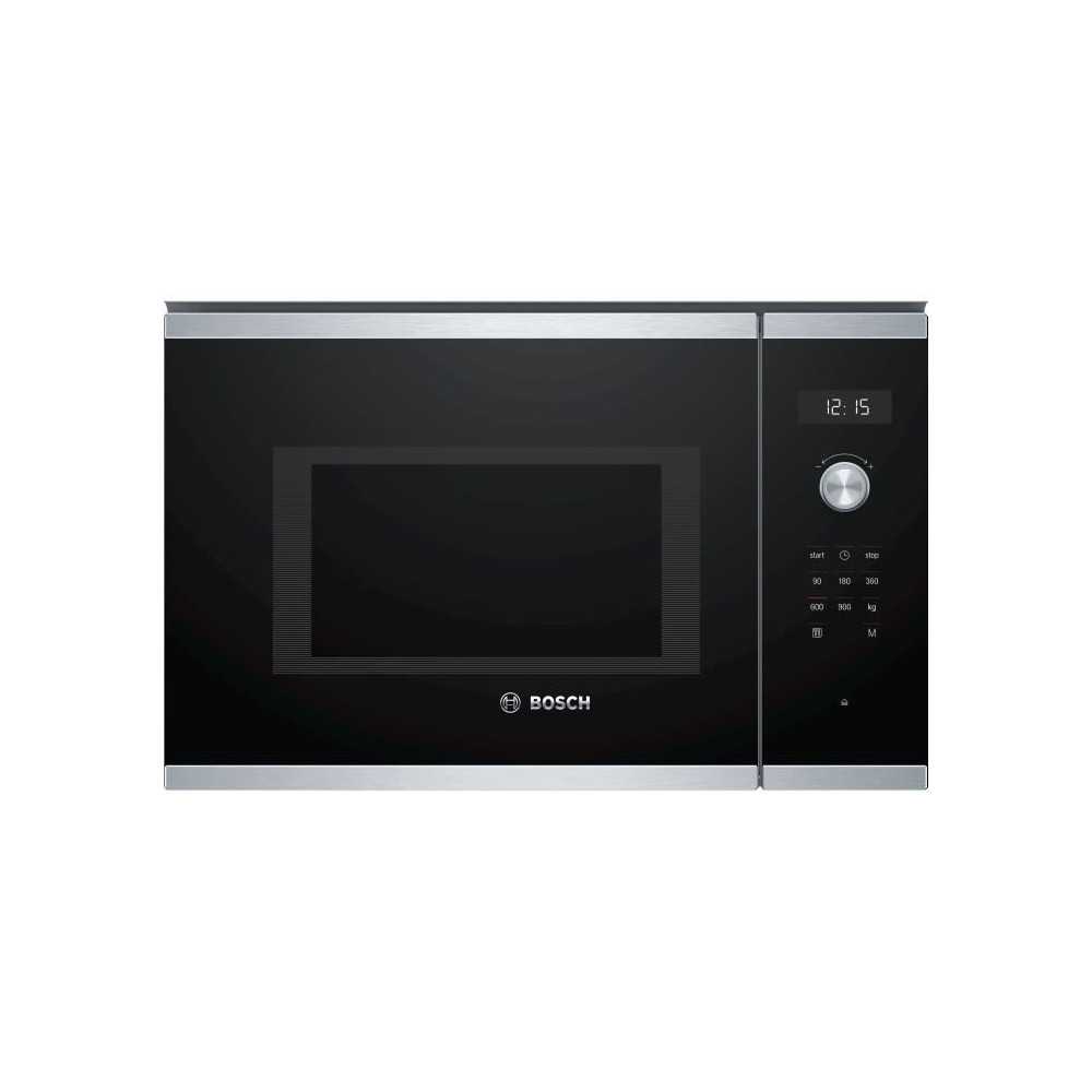 Micro-ondes simple encastrable - BOSCH SER6 - BFL554MS1F - Inox - 25 L