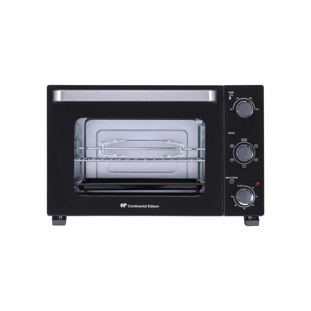 Continental Edison CEMF35B4 - Electric minifour 35L Black - 1500W - Ro