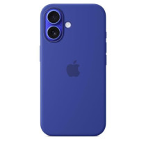 APPLE iPhone 16 - Coque en silicone avec MagSafe - Ultramarine