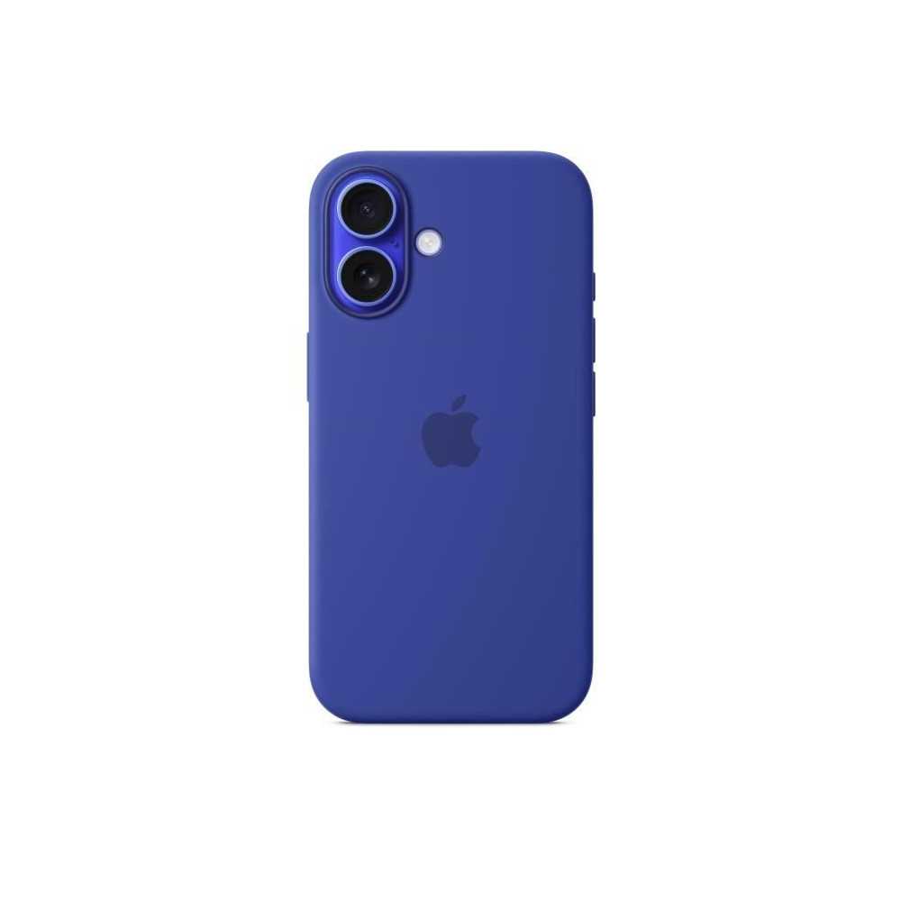 APPLE iPhone 16 - Coque en silicone avec MagSafe - Ultramarine