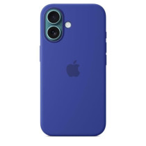 APPLE iPhone 16 - Coque en silicone avec MagSafe - Ultramarine