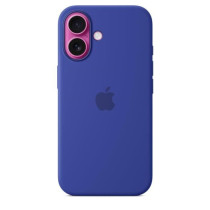 APPLE iPhone 16 - Coque en silicone avec MagSafe - Ultramarine