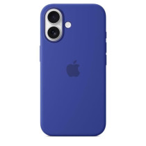 APPLE iPhone 16 - Coque en silicone avec MagSafe - Ultramarine