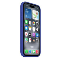 APPLE iPhone 16 - Coque en silicone avec MagSafe - Ultramarine