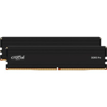 CRUCIAL Mémoire RAM DDR5 PRO - Kit 128GB (2 x 64GO) - 5600 MT/s - CL4