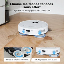 Robot Aspirateur Laveur avec Station de Vidage Automatique- ECOVACS N3