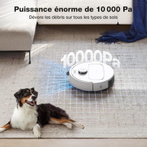 Robot Aspirateur Laveur avec Station de Vidage Automatique- ECOVACS N3