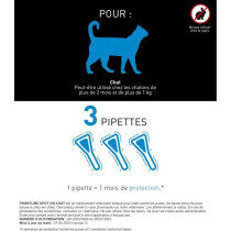 FRONTLINE 3 Pipettes antiparasitaires SPOT ON Chat - Puces, tiques, po