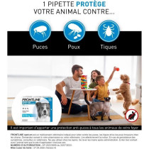 FRONTLINE 3 Pipettes antiparasitaires SPOT ON Chien - 10 a 20 kg - Puc