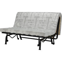 Banquette BZ Joe - Tissu gris anthracite - 3 places - L 143 x P 97 cm