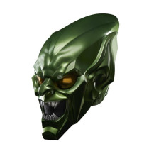 Casque premium Green Goblin, article de cosplay de collection pour adu