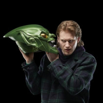 Casque premium Green Goblin, article de cosplay de collection pour adu