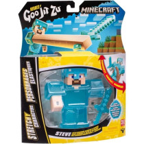 Figurine extensible - GOO JIT ZU - Minecraft Steeve - 11 cm - Texture