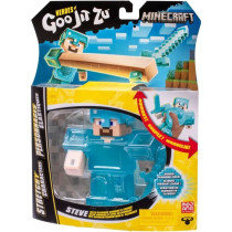 Figurine extensible - GOO JIT ZU - Minecraft Steeve - 11 cm - Texture