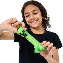 Figurine extensible - GOO JIT ZU - Minecraft Creeper - 11 cm - Texture