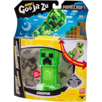 Figurine extensible - GOO JIT ZU - Minecraft Creeper - 11 cm - Texture