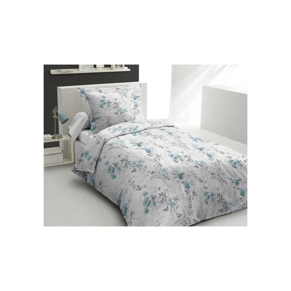 Parure de couette - HOME LINGE PASSION - POMPADOUR - 100% Coton - 140x