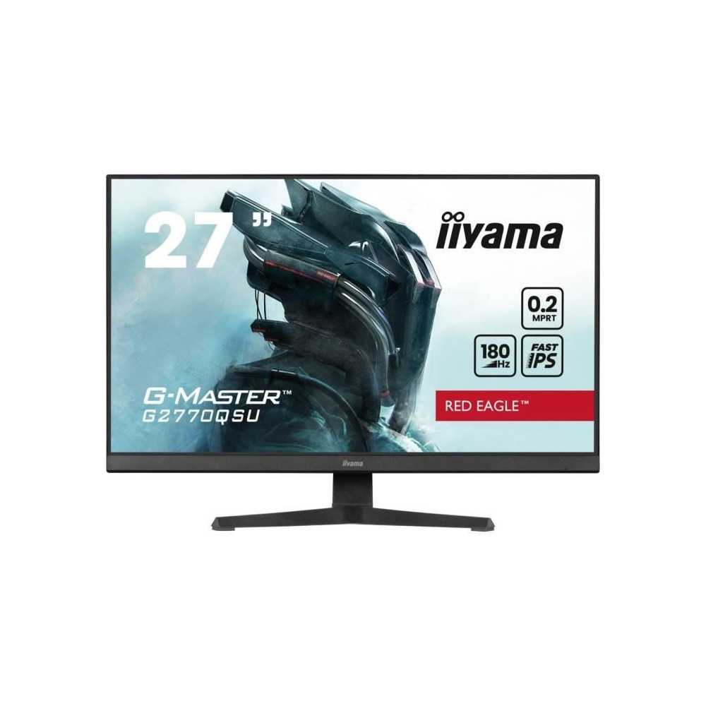 Écran PC - IIYAMA - G2770QSU-B6 - 27 QHD - Fast IPS - 180Hz - 0,2ms -