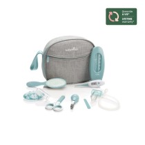 Babymoov Trousse de soin pour bébé, 9 Accessoires, avec Thermomètre Digital, Bleue