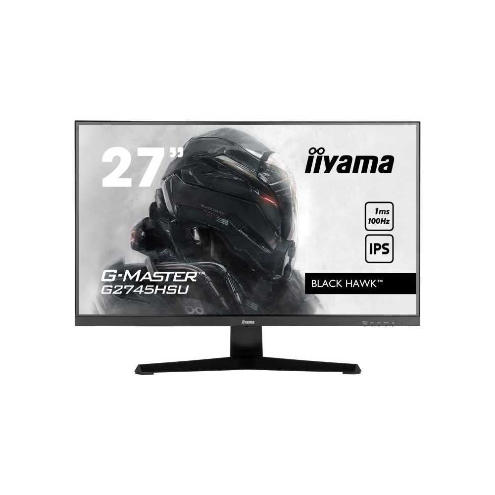 Écran PC - IIYAMA - G2745HSU-B2 - 27 FHD - IPS - 100Hz - 1ms - HDMI/D