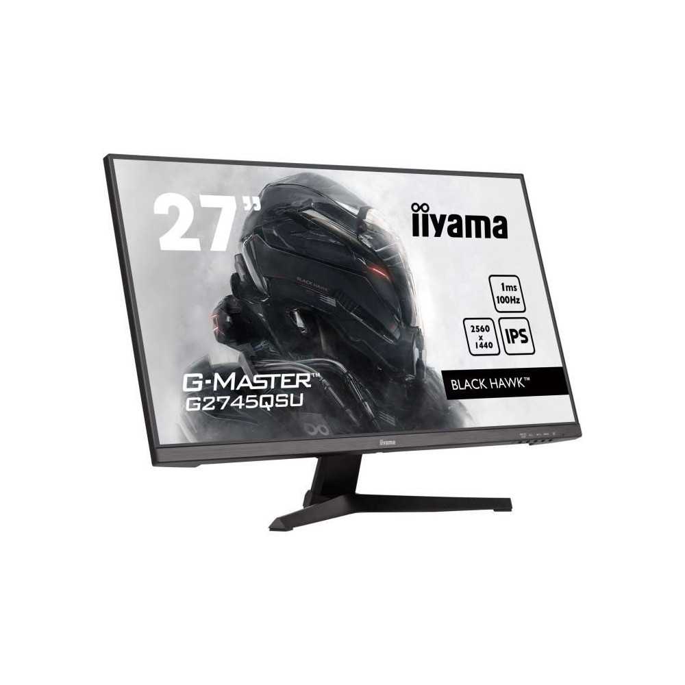 Écran PC - IIYAMA - G2745QSU-B2 - 27 QHD - IPS - 100Hz - 1ms - HDMI/D