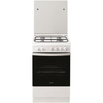 Cuisiniere a gaz - INDESIT - IS5GOPMW/FR - 4 feux - 50 cm - Blanc - Fo