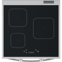 Cuisiniere a induction - INDESIT - IS67IQ5KCW/E - 3 foyers - 2600 W -