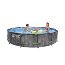 Kit Piscine hors sol tubulaire INTEX - Baltik - 366 x 99 cm - Ronde (L