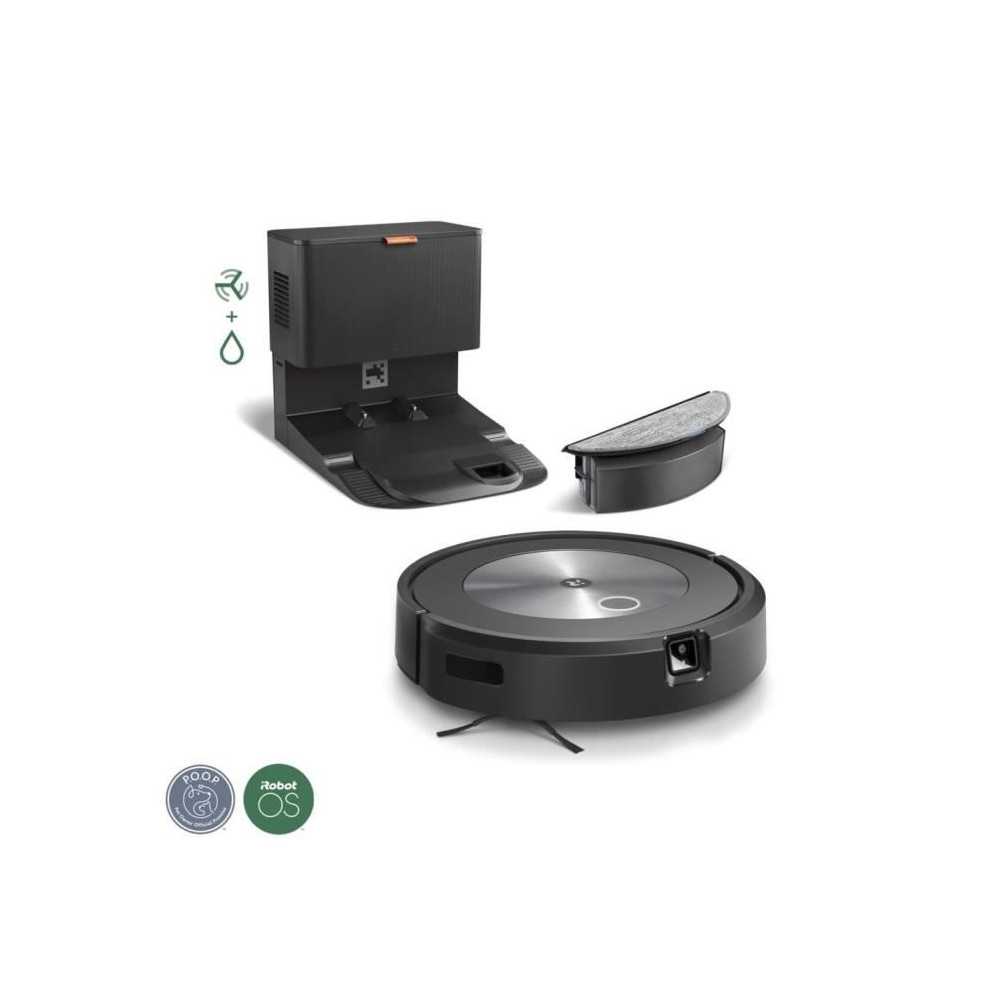 Aspirateur Robot Laveur - IROBOT J557640 J5+ Roomba Combo - 360 ml - E